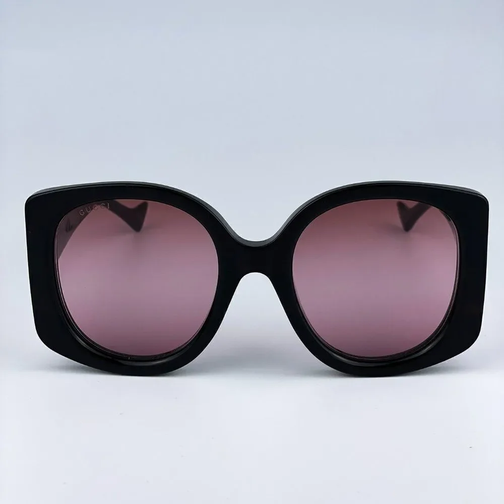 SALE! NEW Gucci GG1257S 003 Havana Gradient Butterfly Oversized Women Sunglasses